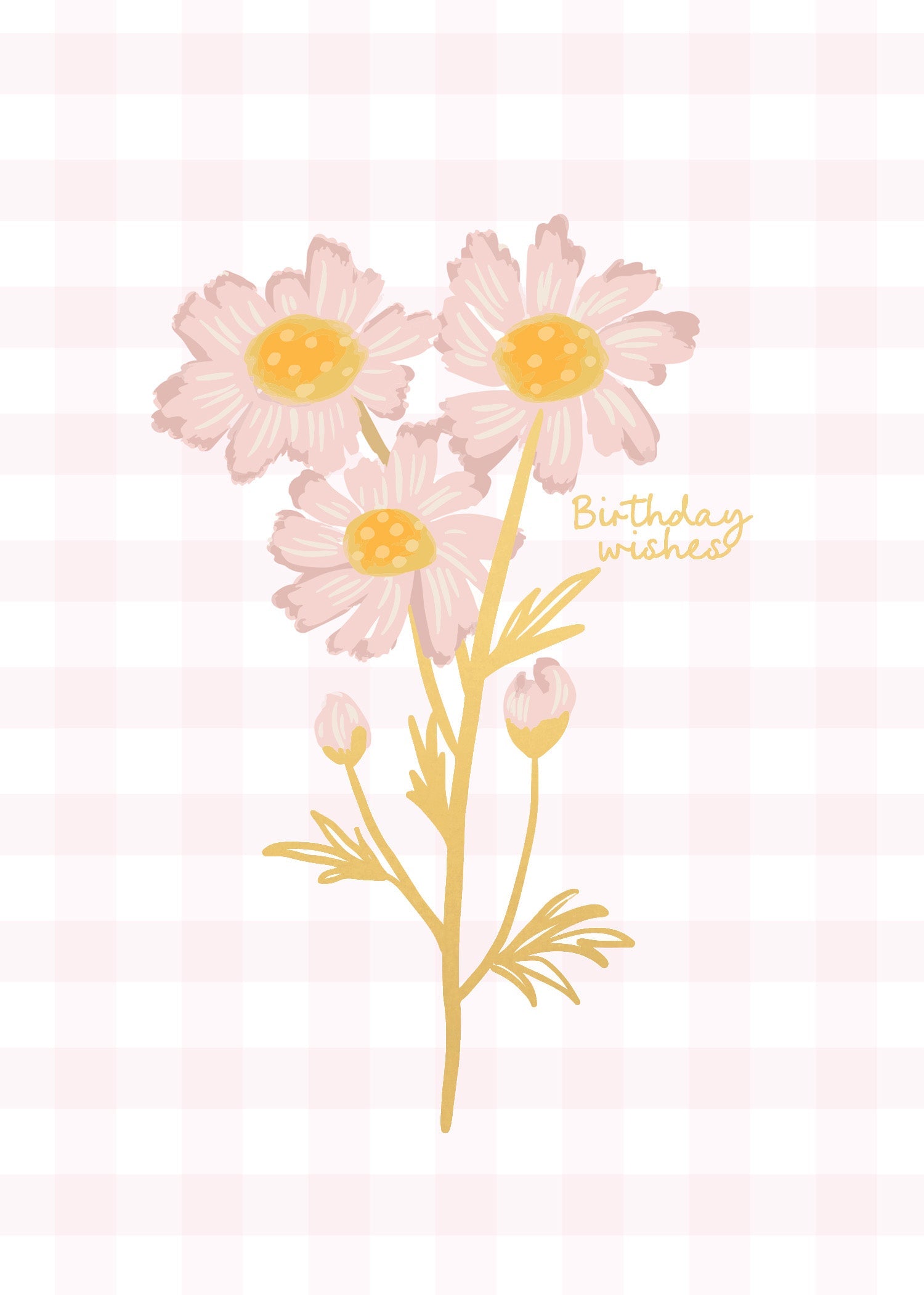 Greeting Card SUNSHINE - FLOWER